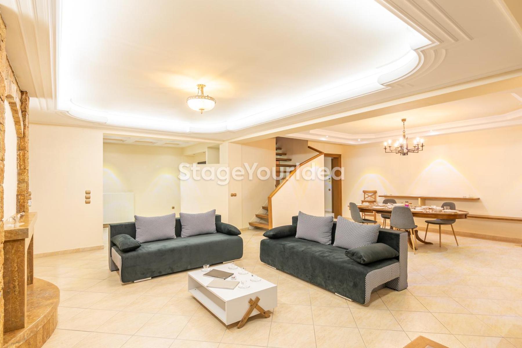 Luxury Appartment, Only 7 Minutes From Thessaloniki Airport And 15 Minutes From City Center ,For 8-23 People Also For Gatherings And Parties Neon Rysion 外观 照片