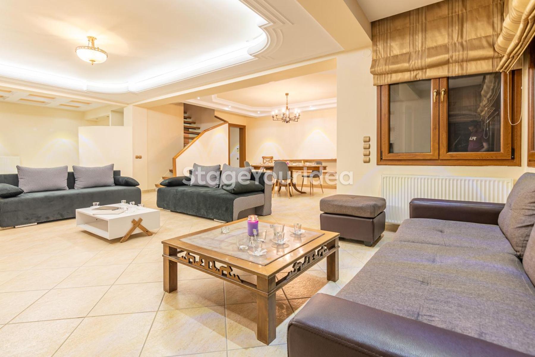 Luxury Appartment, Only 7 Minutes From Thessaloniki Airport And 15 Minutes From City Center ,For 8-23 People Also For Gatherings And Parties Neon Rysion 外观 照片