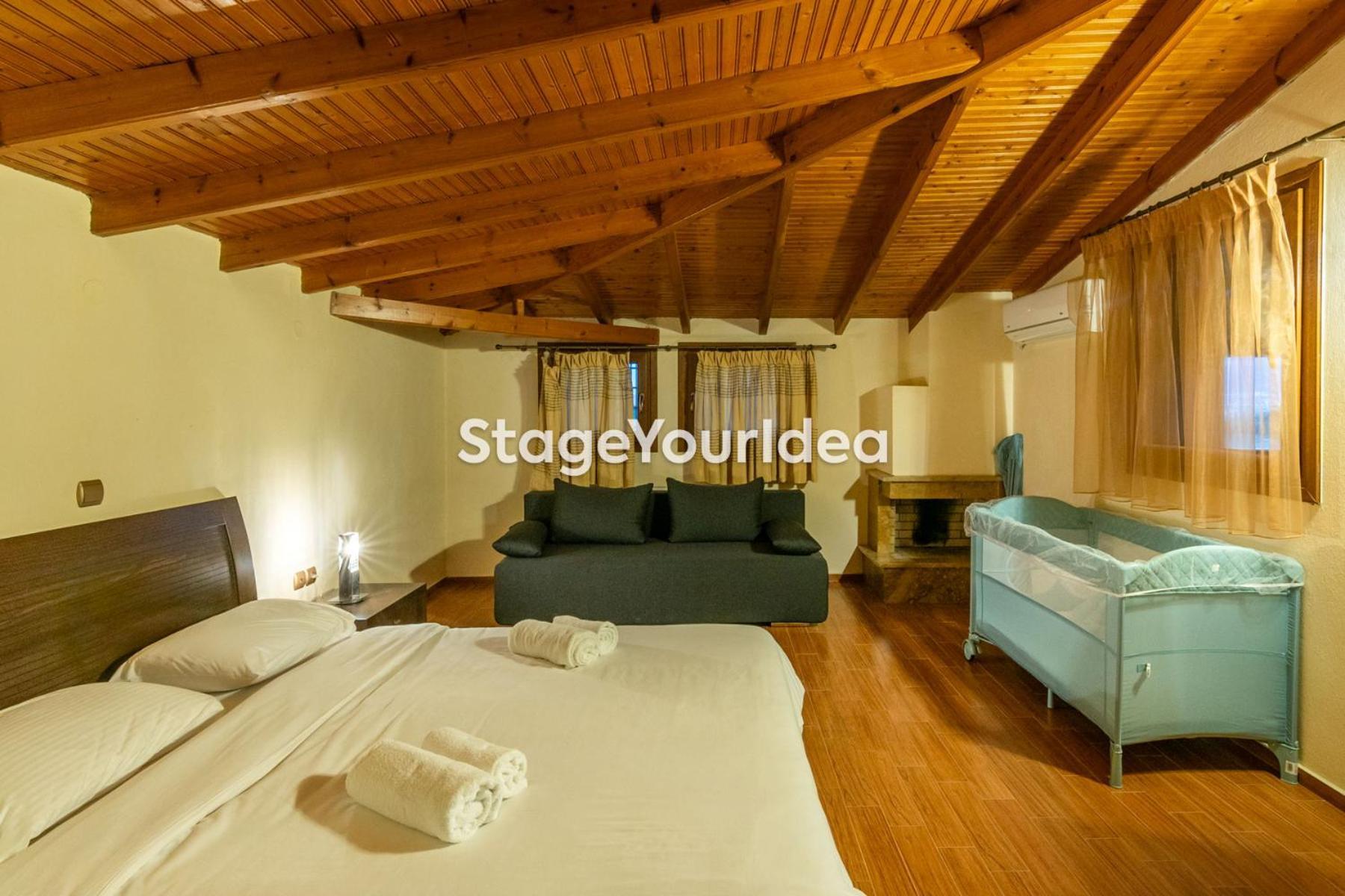 Luxury Appartment, Only 7 Minutes From Thessaloniki Airport And 15 Minutes From City Center ,For 8-23 People Also For Gatherings And Parties Neon Rysion 外观 照片